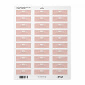 Twee harten bruiloft etiket (Full Sheet)