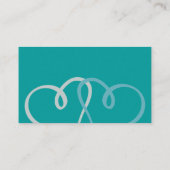 Twee harten bruiloft Plaatskaarten Plaatskaartje (Achterkant)