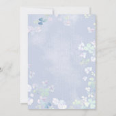 Twee harten bruiloft sparen de Uitnodigingen van d (Achterkant)