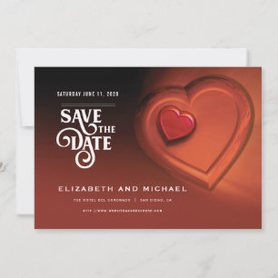Twee harten die als één kloppen (versie 3) save the date