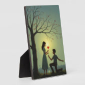 Twee harten, één levensduur - een Valentijnsdag. Fotoplaat (Zijkant)