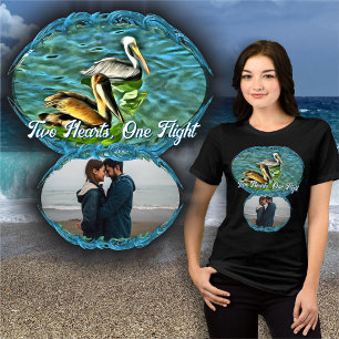Twee harten, één vlucht 0329 Tri-Blend shirt