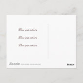 Twee harten in de zand briefkaart (Achterkant)