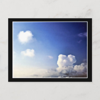 Twee harten in hetzelfde Sky-Briefkaart Briefkaart