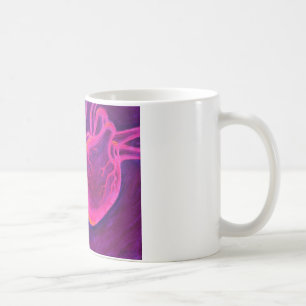 Twee harten kloppen samen koffiemok