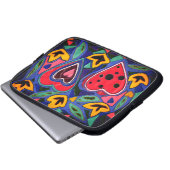 Twee harten laptop sleeve (Voorkant onderkant)