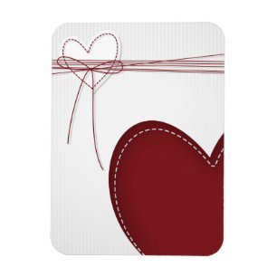Twee harten magneet
