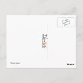 Twee harten op het strand - 3D rendering Briefkaart (Achterkant)