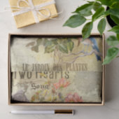 Twee harten tissuepapier (Geschenk)