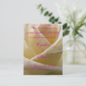 Twee harten, twee levens aankondigingskaart (Staand voorkant)