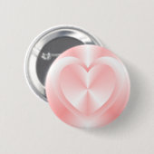 twee hartenknop ronde button 5,7 cm (Voorkant /achterkant)