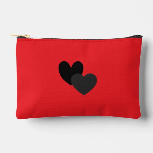 Twee Hartjes Klein Etui (Voorkant)