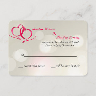 Twee Hearts United Response-Kaarten Kaart