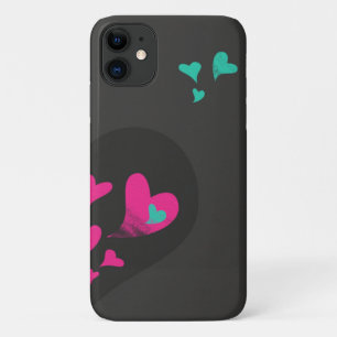 Twee helften maken één Heart Matching Couple iPhone 11 Hoesje