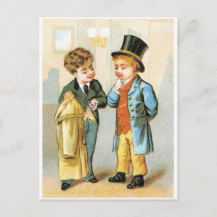 Twee heren briefkaart
