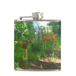 Twee Herten Bos Fles Heupfles
