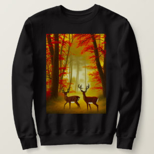 Twee herten in een Herfstbos / Bossen Trui