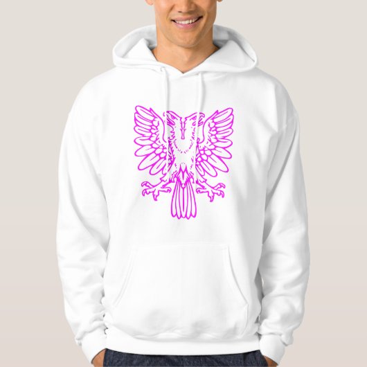 Twee hete adelaars - Magenta Hoodie (Voorkant)