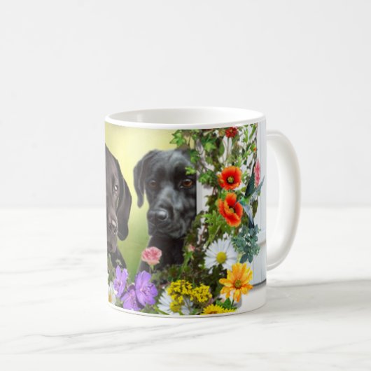 Twee Honden Mok (Voorkant rechts)
