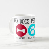 Twee Honden Mok v 2 (Voorkant links)