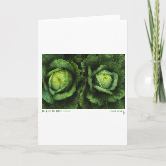 Twee Hoofden Kaart (Voorkant)