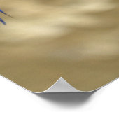 Twee hyacinth macaws poster (Hoek)