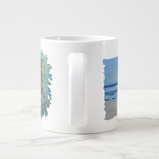 Twee Image Mok, Jumbo 20 oz, Extra Grote Beker (Achterkant)