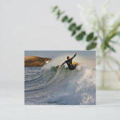 twee in beweging briefkaart (Staand voorkant)