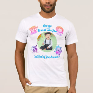 Twee in de dierentuin Safari Jungle Dieren Verjaar T-shirt