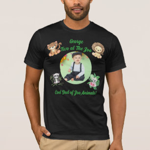 Twee in de dierentuin Safari Jungle Dieren Verjaar T-shirt