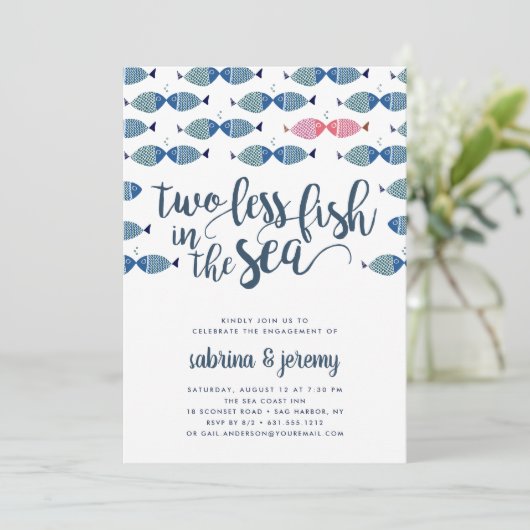 Twee indien per Zee | Uitnodiging van de indienend (Staand voorkant)