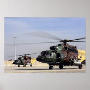 Twee Iraakse Mi-17 Hip Helikopters Poster