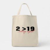 Twee is groter dan negentien CRIBBAGE-TAS Tote Bag (Achterkant)