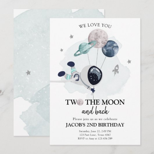 Twee jaar na de geboorte... kaart (Voorkant / Achterkant)