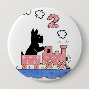 twee jaar oud meisje, Button rond de geboorte
