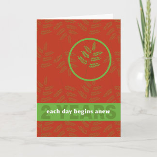 Twee Jaar Per dag bij een Nieuw Blad van de Kaart