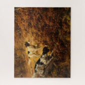 Twee jachthonden van Edmund Henry Osthaus Legpuzzel (Verticaal)