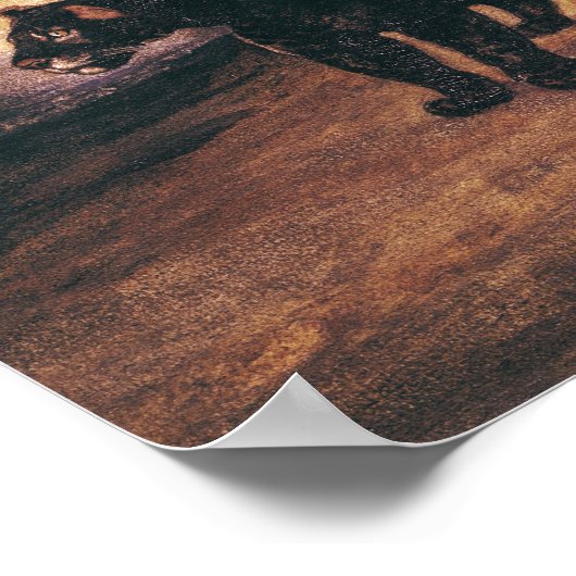 Twee Jaguars uit Peru Poster (Hoek)