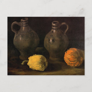 Twee Jars en twee Pumpkins van Vincent van Gogh Briefkaart