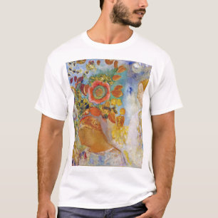 Twee jonge meisjes onder Flowers, Redon T-shirt