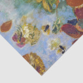 Twee jonge meisjes onder Flowers, Redon Tissuepapier (Detail)