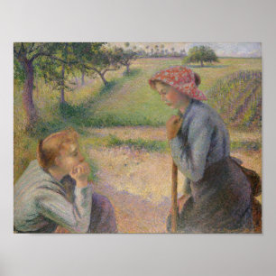 Twee jonge vruchtbare vrouwen poster