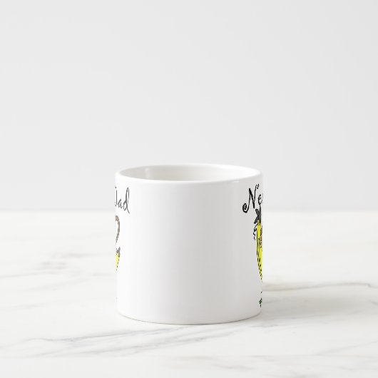 Twee jongens apen Nieuwe pap cadeaus Espresso Kop (Voorkant)