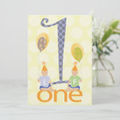 Twee jongens eerste uitnodiging op verjaardag (Staand voorkant)