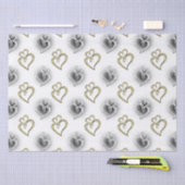 twee juwelen bruiloft elegant feestweefsel tissuepapier (Craft)