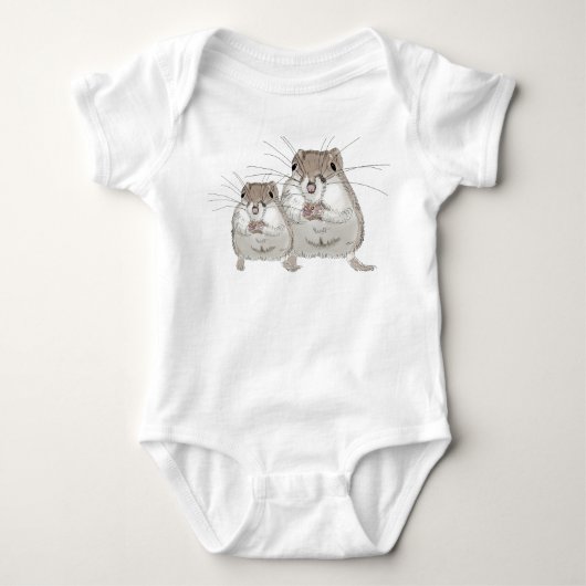 Twee Kangaroo Rats Romper (Voorkant)