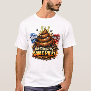 Twee kanten van dezelfde medaille t-shirt
