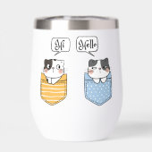 twee katten (Achterkant)