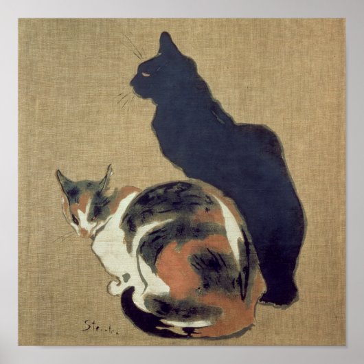Twee katten, 1894 poster (Voorkant)