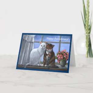 TWEE KATTEN: Annniversary:  HET ART. VAN DE Kaart